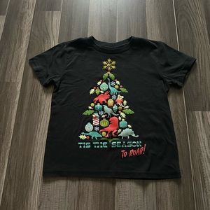 Jurassic World Dinosaur Christmas Tree Tee